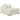 Lindyn Super Chaise - Ivory / Left Facing
