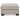 Mahoney Oversized Accent Ottoman - Pebble