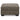 Mahoney Oversized Accent Ottoman - Chocolate