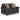 Chasemore Loveseat - Granite