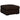 Midnight-Madness Oversized Accent Ottoman - Chocolate