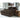 Midnight-Madness Oversized Chaise - Chocolate