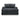 Midnight-Madness Oversized Chaise - Gunmetal