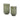 Clarkton Candle Holder Set (Set of 2) - Green