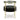 Nedman Round Accent Table with Speaker - Black/Gold Finish
