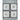 Dallbourne Wall Art (Set of 4) - White/Gold Finish