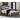 Baystorm Panel Bed with 4 Storage Drawers - Gray / Queen