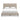 Cielden Upholstered Bed with Roll Slats - Soft Gray / Queen