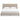 Cielden Upholstered Bed with Roll Slats - Soft Gray / King