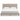 Cielden Upholstered Bed with Roll Slats - Soft Gray / California King