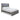 Baystorm Panel Bed with 2 Storage Drawers - Gray / Full