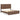 Fortlorn Panel Bed - Walnut Brown / King