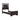 Covetown Panel Bed - Dark Brown / Twin