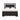 Covetown Panel Bed - Dark Brown / Queen