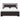 Covetown Panel Bed - Dark Brown / California King