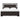 Covetown Panel Bed - Dark Brown / King