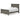 Frandern Panel Bed - Black/Gray / Queen