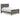Frandern Panel Bed - Black/Gray / Queen