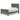 Frandern Panel Bed - Black/Gray / Full