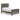 Frandern Panel Bed - Black/Gray / Full