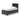 Lanolee Panel Storage Bed - Black / Twin