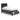 Lanolee Panel Storage Bed - Black / Twin
