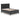 Lanolee Panel Storage Bed - Black / Queen