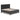 Lanolee Panel Storage Bed - Black / King