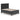 Lanolee Panel Storage Bed - Black / Full