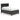 Lanolee Panel Storage Bed - Black / Full