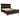 Porter Sleigh Storage Bed - Rustic Brown / California King