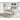 Kanwyn Upholstered Panel Bed - Whitewash / California King