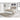 Kanwyn Upholstered Panel Bed - Whitewash / Queen