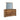 Dressonni Dresser and Mirror - Brown / 6 Drawer