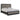 Rowanbeck Upholstered Panel Bed - Gray/Black / California King