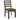 Blondon Rectangular Dining Table and 6 Chairs (Set of 7) - Brown/Black