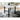 Mervannie Square Counter Height Dining Table - Gray/Black