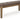 Urbinforte 50" Dining Bench - Light Brown