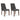 Lyncott Dining Chair - Charcoal/Brown