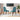 Lyncott Dining Chair - Blue/Brown