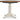 Wirloni Round Dining Drop Leaf Table - Antique White/Brown