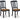 Clorazi Dining Chair - Black/Brown
