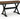 Wildenauer Rectangular Counter Height Butterfly Extension Table - Brown/Black