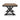 Wildenauer Rectangular Dining Extension Table - Brown/Black