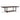 Dilenno Rectangular Dining Extension Table - Dark Brown