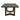 Dilenno Rectangular Dining Extension Table - Dark Brown