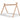 Piperton Tent Complete Bed in Box - Two-tone Brown/White / Full