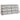 Paxberry Low Profile Dresser - Whitewash / 6 Drawer
