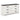 Shawburn Dresser - Whitewash/Charcoal Gray / 6 Drawer