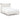 Shawburn Crossbuck Panel Platform Bed - White/Dark Charcoal Gray / Queen